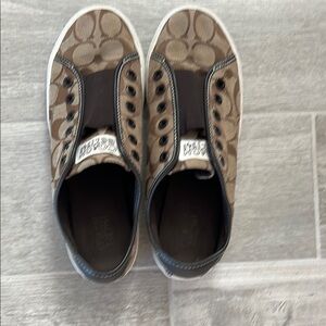Coach Canvas Slip On Shoes 7.5M